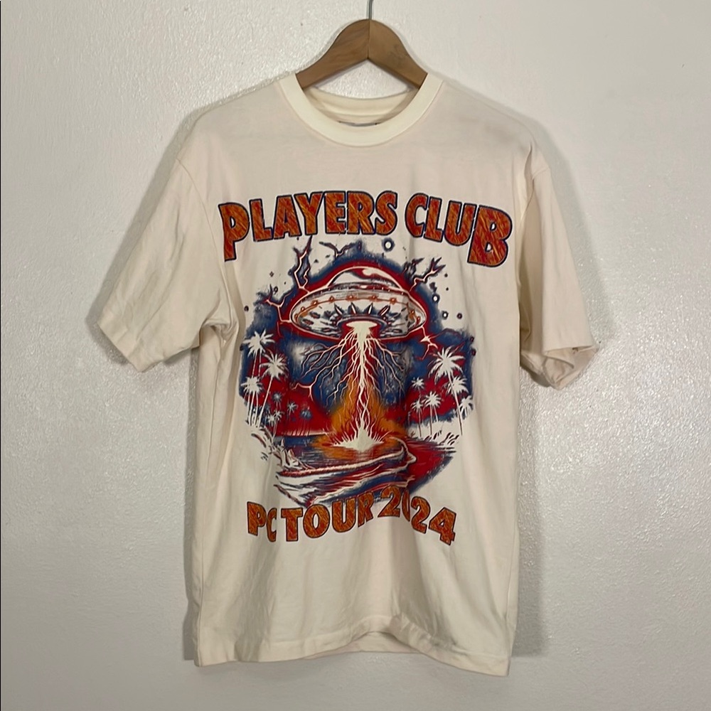 Players Club Graphic Tee - Cream